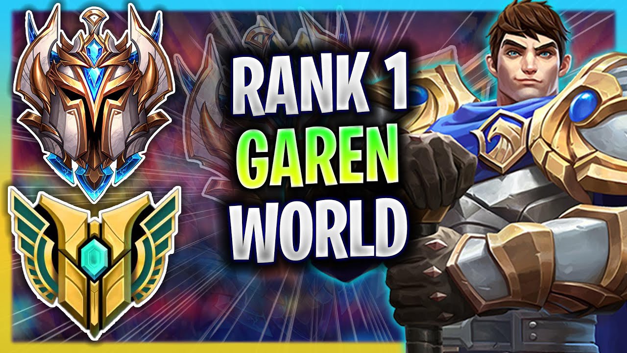 RANK 1 GAREN IN THE WORLD! | RANK 1 GAREN TOP GAMEPLAY | RANK 1 GAREN GUIDE