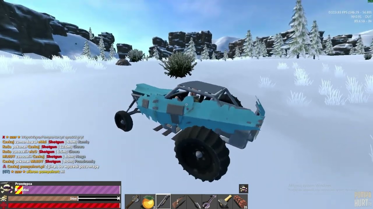#45 Hurtworld - PVP, Czarodziej na służbie zatrzymuje Eizo do rutynowej kontroli ! Raid na ekipe AMG