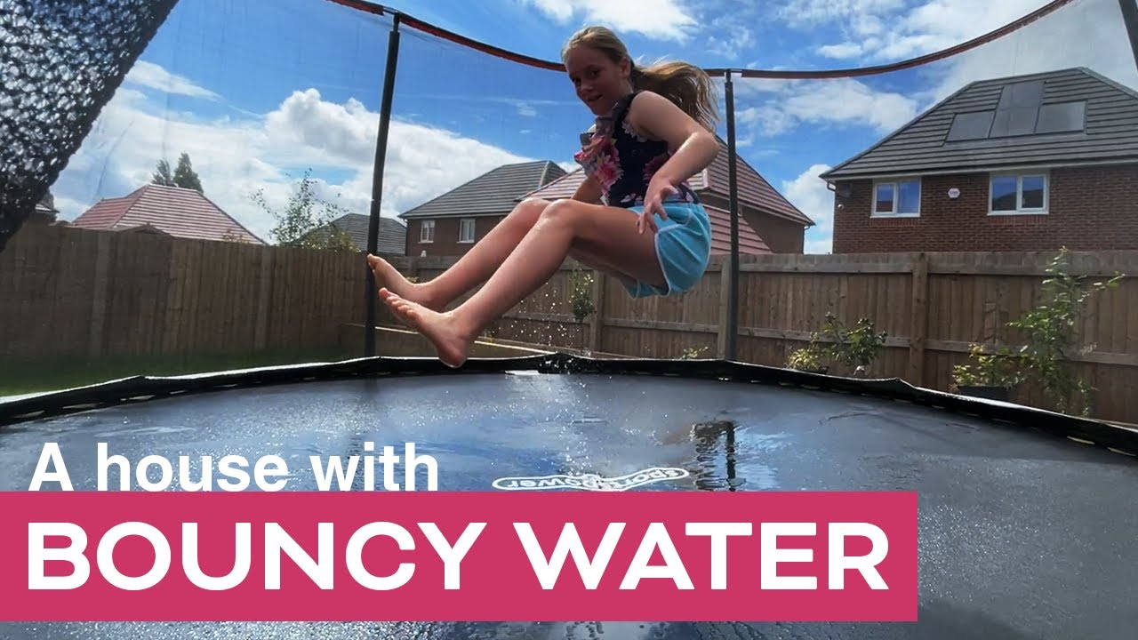 BOUNCY WATER: Sportspower 14ft Trampoline, Hosepipes and Toilets?