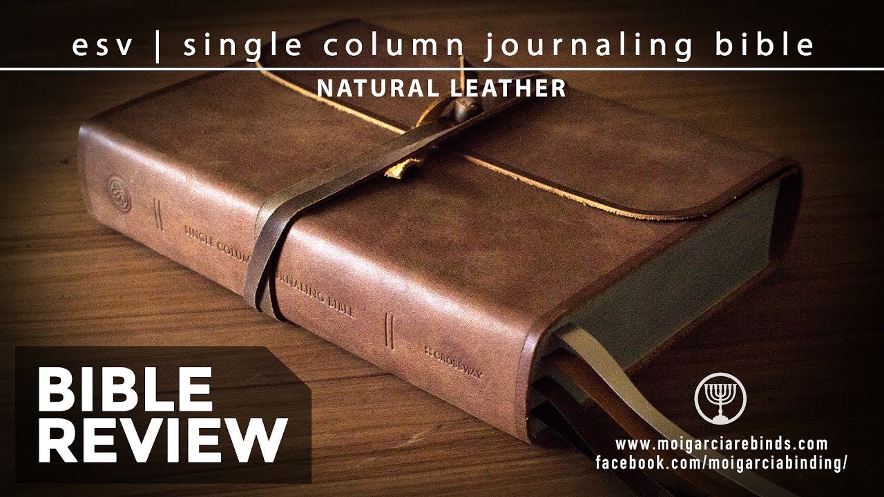ESV Journaling Bible Single Column | Large Print | Natural Leather