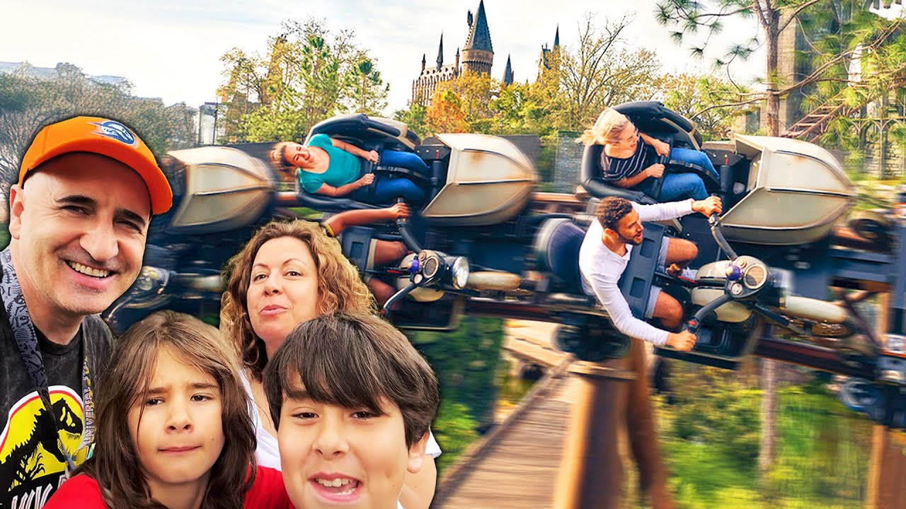 5. Las motos voladoras de Hagrid y llegamos a Disney World Orlando