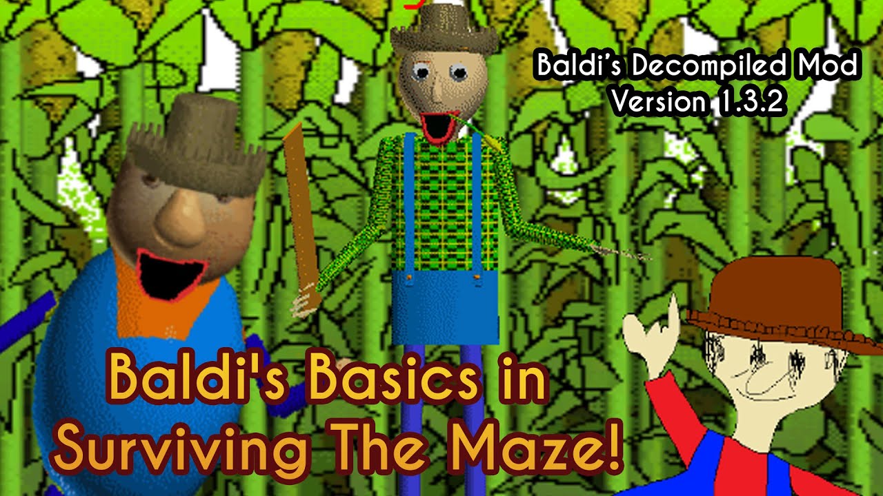 Baldi's Basics in Surviving The Maze! (Items Not Working) [Baldi's Basics Mod]