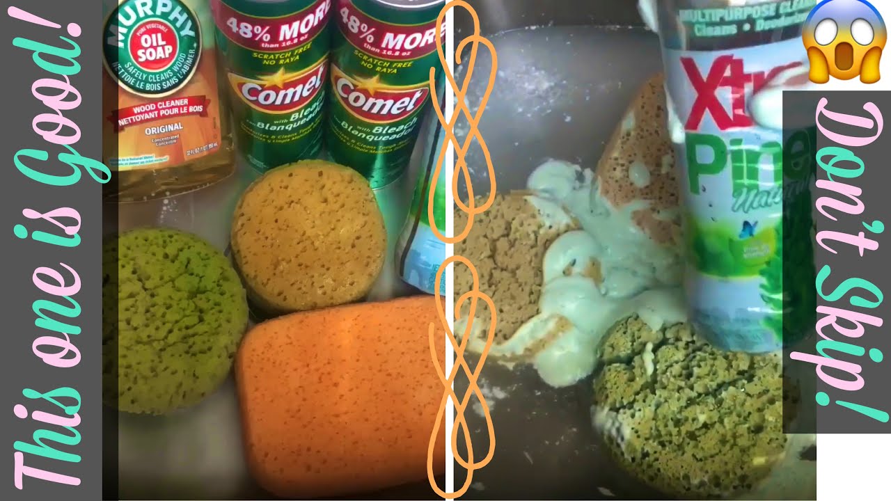 Asmr Paste - Murphy’s Oil 🧡+LOTS of Comet *GETS SILKY SOAPY FOAMY * Xtra Pine RINSE Included 🤤🙌🏼