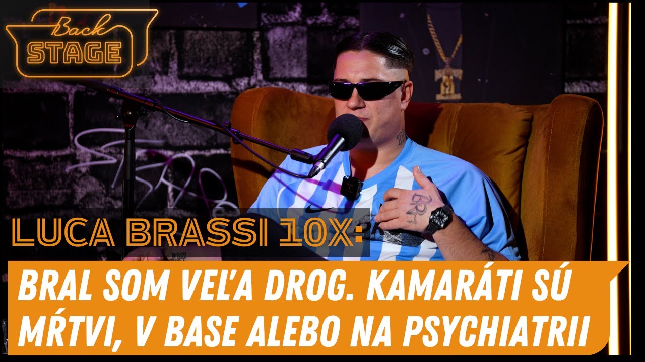 Backstage s Luca Brassi10x: Za 100-tisíc by som aj ja podporil prezidenta