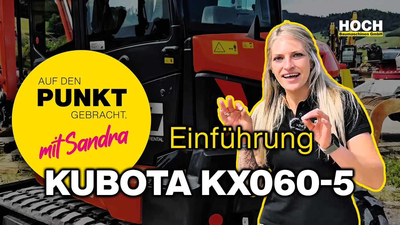 Kubota KX060-5 - Einführung