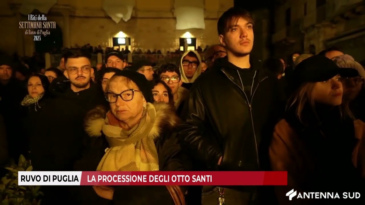17 APRILE 2025 RUVO DI PUGLIA, LA PROCESSIONE DEGLI OTTO SANTI