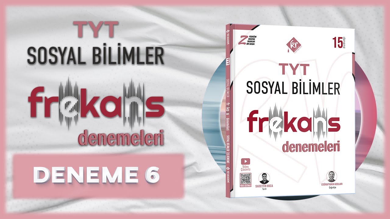 TYT Sosyal Bilimler Frekans Denemeleri Deneme 06 Soru Çözümleri