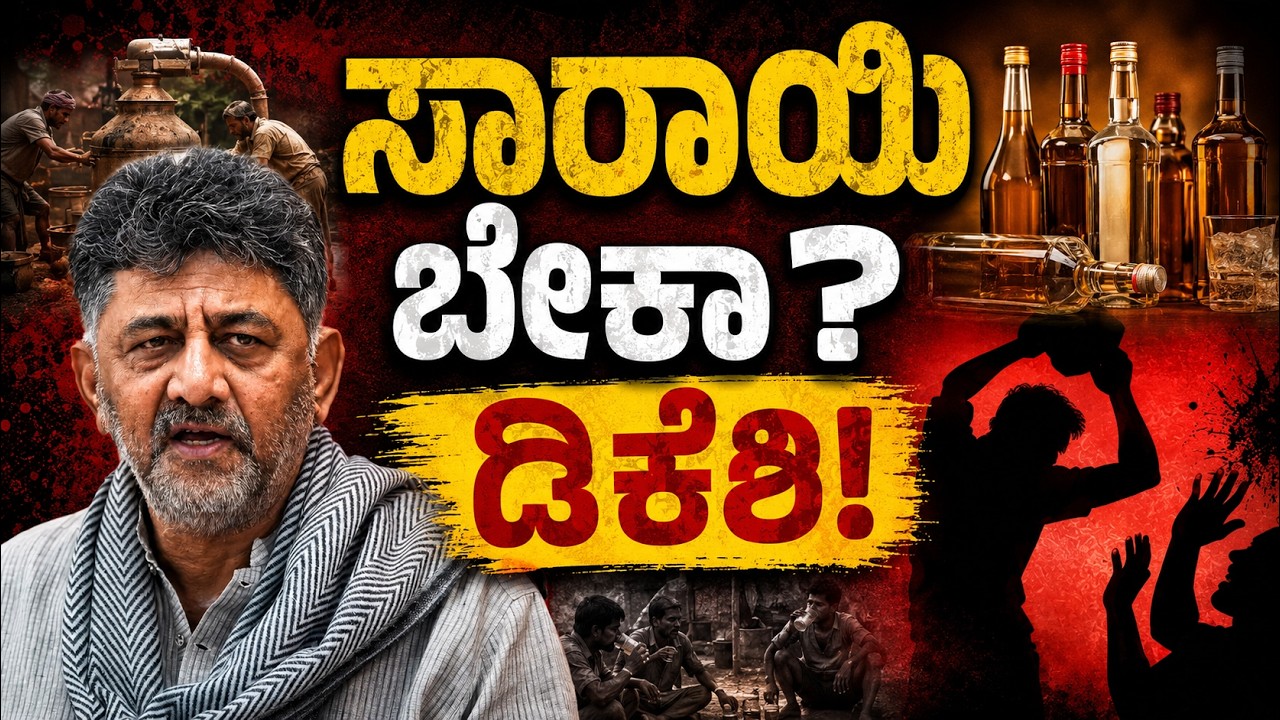 Karnataka CM DK Shivakumar: ಸಾರಾಯಿ ಬೇಕಾ? ಡಿಕೆಶಿ! | controversial remark | viral statement