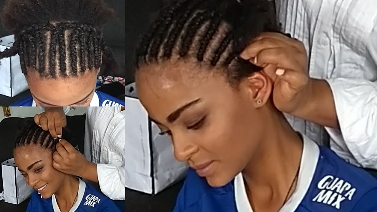 Trança Nagô ideal para o método Crochet Braids