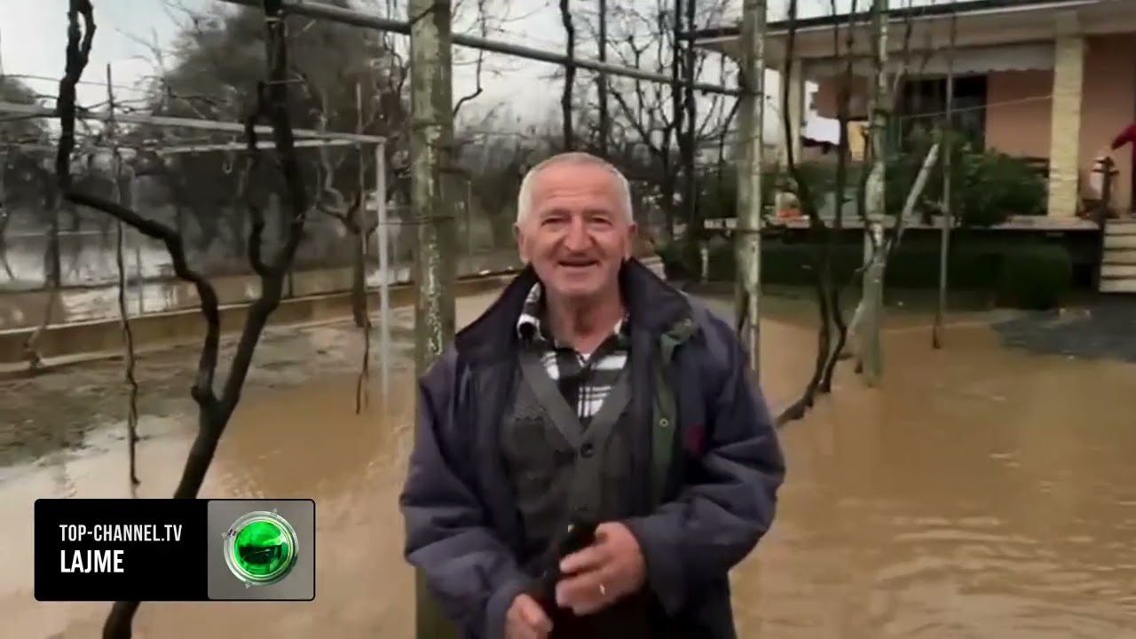 Top Channel/ Reshjet e shiut shkaktojnë probleme në një fshat të Shkodrës, uji në oborre banesash