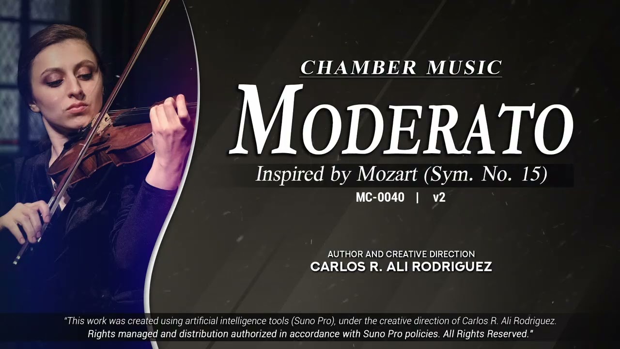 Moderato (Chamber) Inspired by Mozart (Sym. No. 15) | Classical Music | Carlos Ali | MC-0040 v2