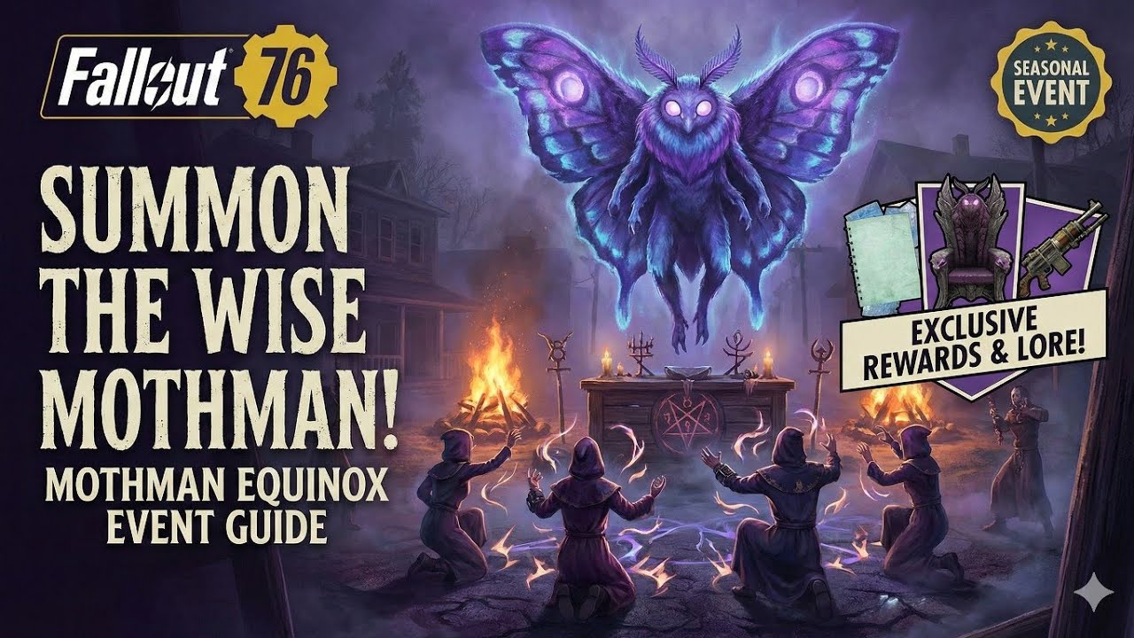 Fallout 76: Summoning The Wise Mothman! (Mothman Equinox Event)