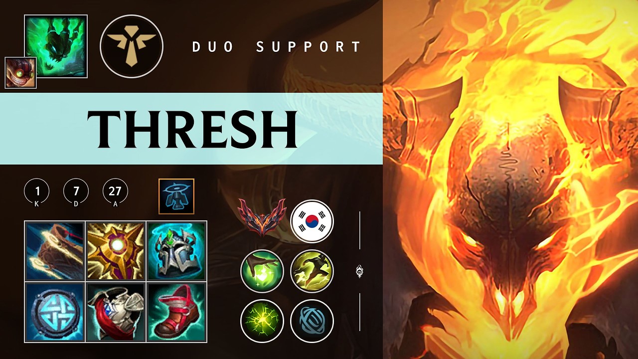 Thresh Support vs Pyke - KR Grandmaster Patch 26.05