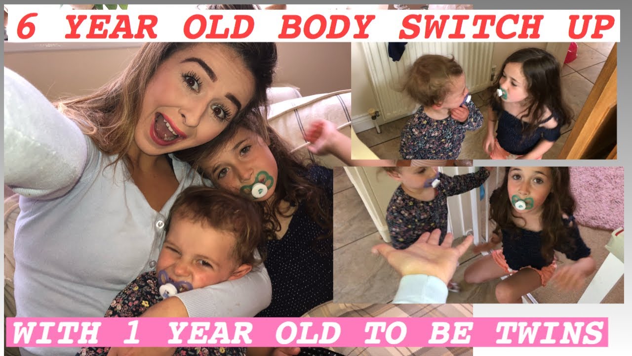 6 YEAR OLD SOPHIA BODY SWITCH UP WITH A BABY TO BE TWINS FOR THE DAY 😱
