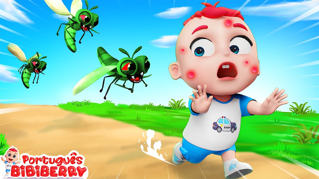 Sai Mosquito! 🦟🐝 | Bons Hábitos | Músicas Infantis & Canções Infantis | BiBiBerry em Português