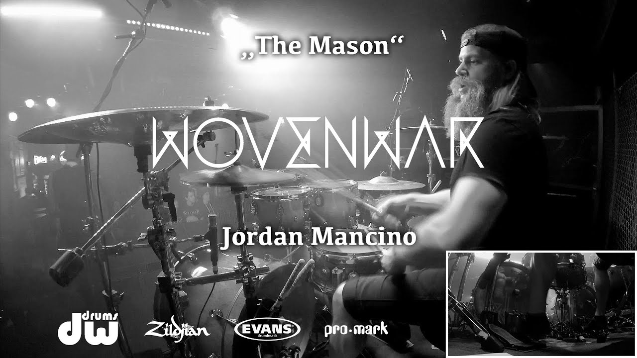 Jordan Mancino - WOVENWAR | The Mason live @ Rockfabrik Nürnberg 22/05/15 | Drumcam
