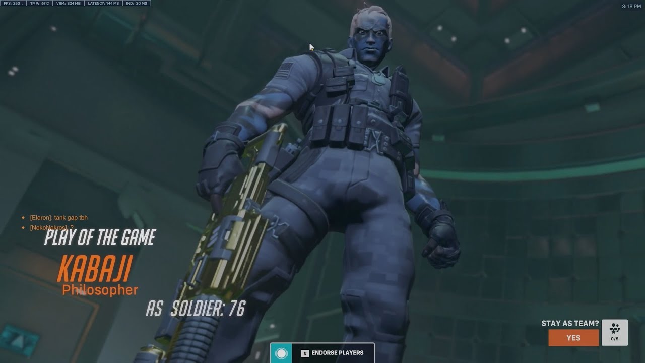 KABAJI INSANE SOLDIER 76 - POTG! OVERWATCH 2 SEASON 2 GAMEPLAY