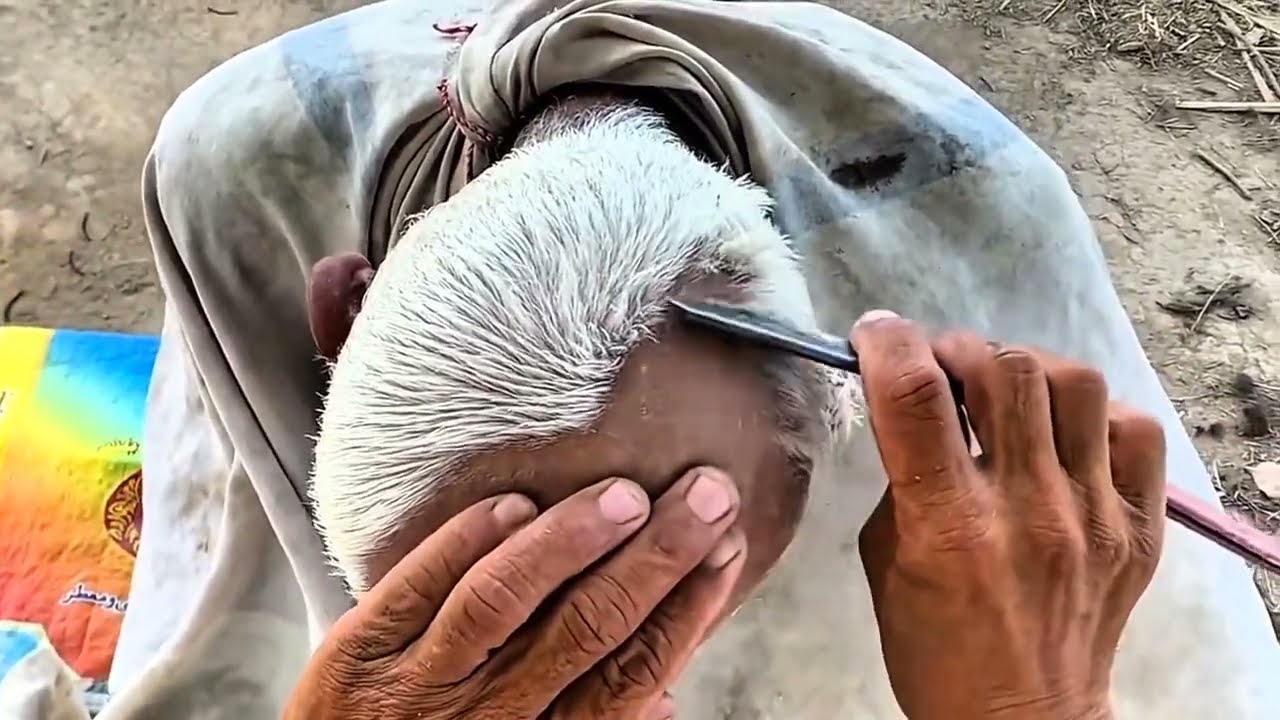 Unbelievable Change! Barber Gives Homeless Man Heart Touching Head Shaving Video