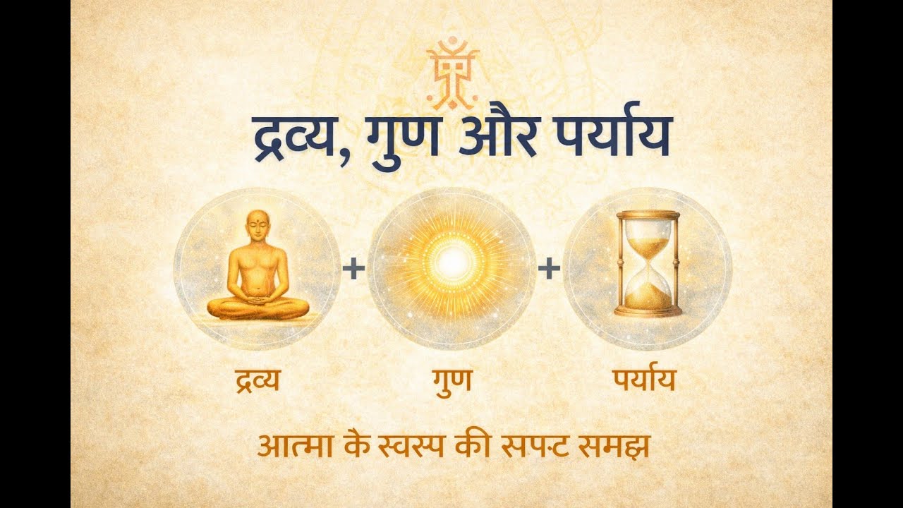 द्रव्य, गुण और पर्याय | आत्मा के स्वरूप की स्पष्ट समझ (Dravya, Guna aur Paryaya)