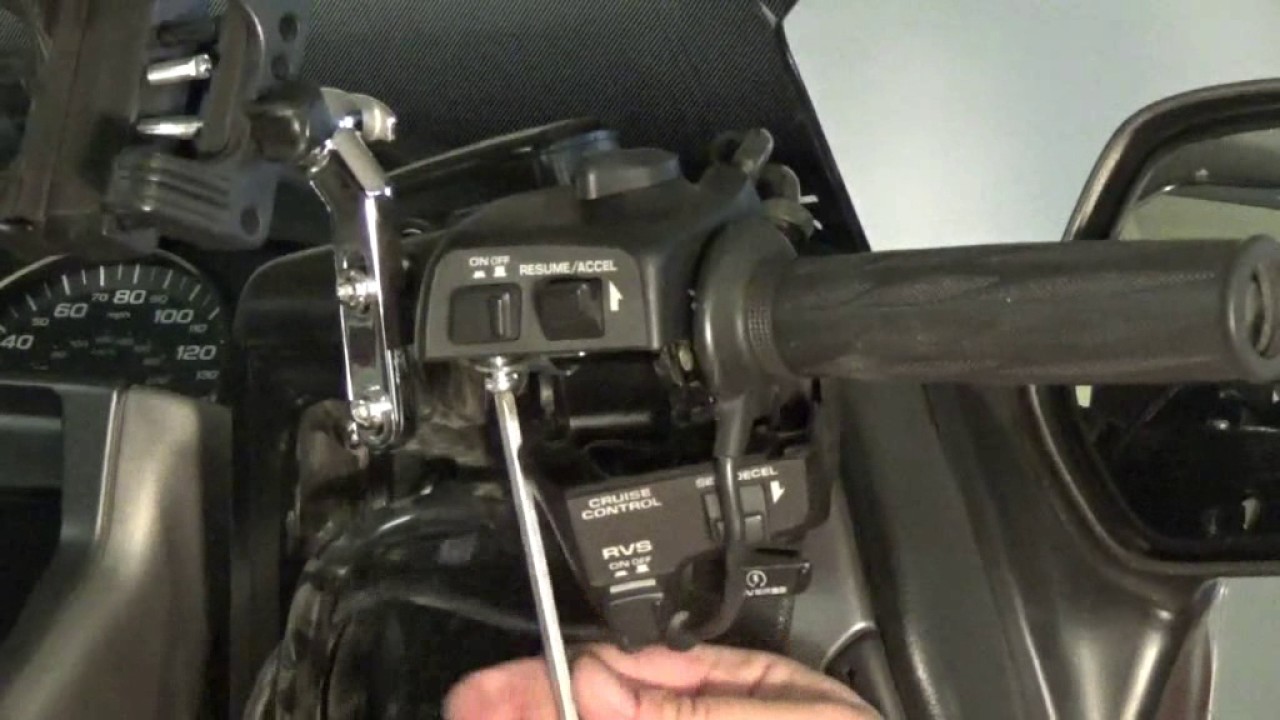 Heated Grip Replacement On A Honda GoldWing Tutorial