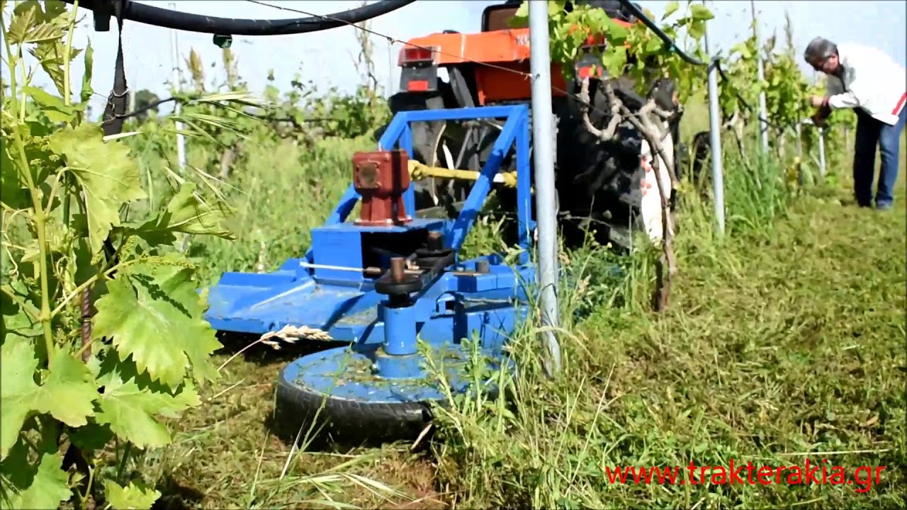 VINEYARD MOWER | ΚΑΤΑΣΤΡΟΦΕΑΣ ΜΕ ΤΡΕΛΟ ΣΕ ΑΜΠΕΛΙ