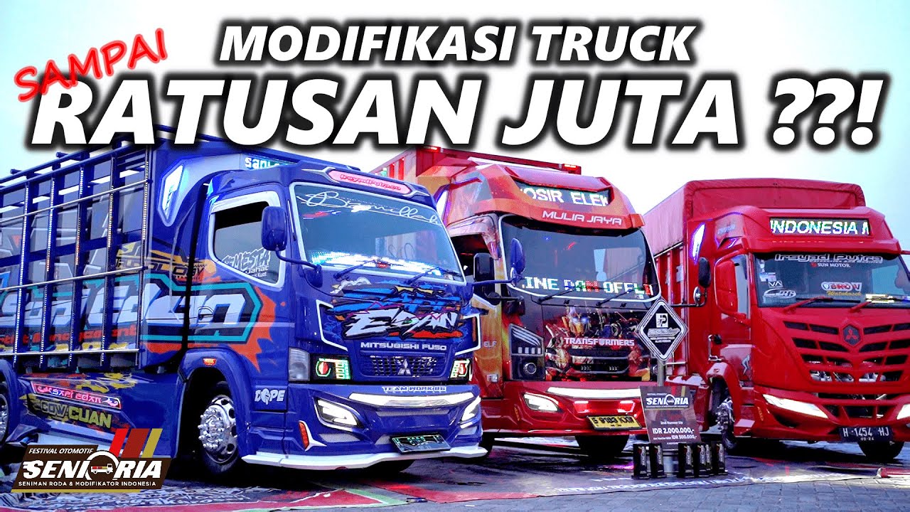 MODIFIKASI PARA JURAGAN TRUK INI HABISKAN RATUSAN JUTA RUPIAH !! | SENIORIA PURWODADI 2023