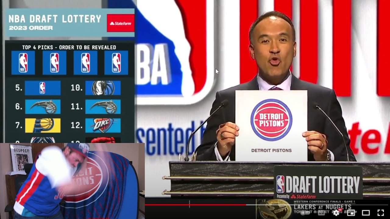 Pistons Fan Reacts To The 2023 NBA Draft Lottery