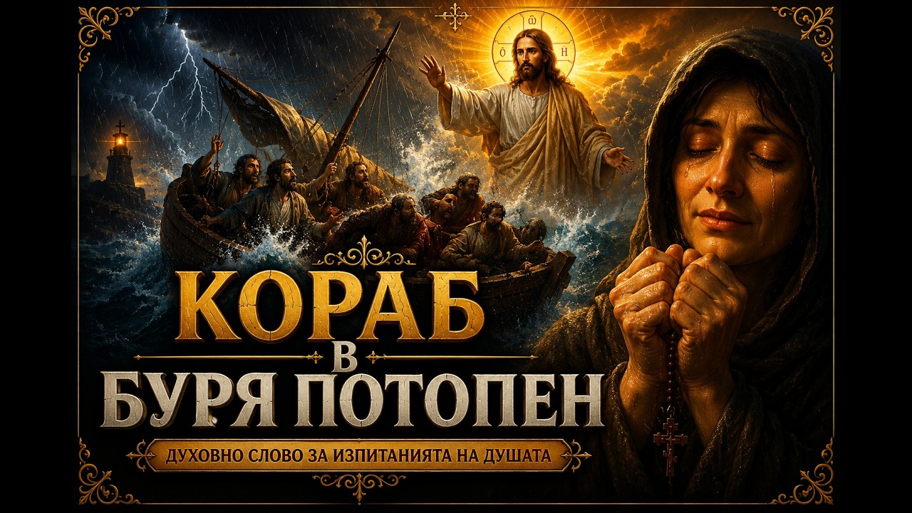 КОРАБ В БУРЯ ПОТОПЕН