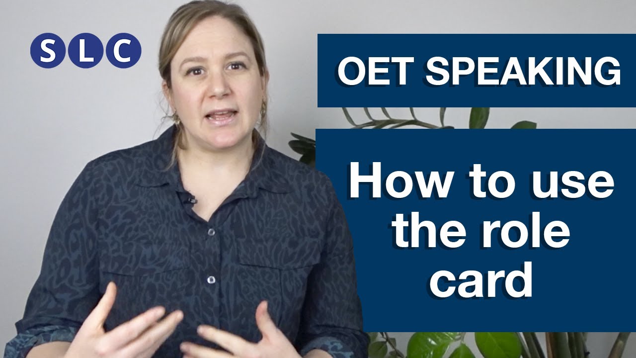 OET SPEAKING | How to answer the OET ROLE CARD