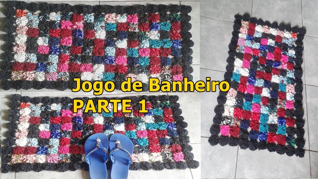 JOGO DE BANHEIRO DE FUXICO PARTE 1 #Artesanato