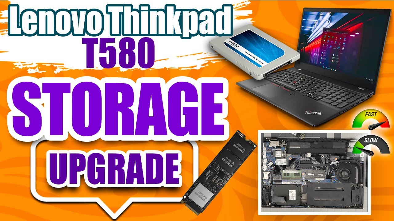 How to Upgrade SSD Storage on Lenovo ThinkPad T580 Laptop
