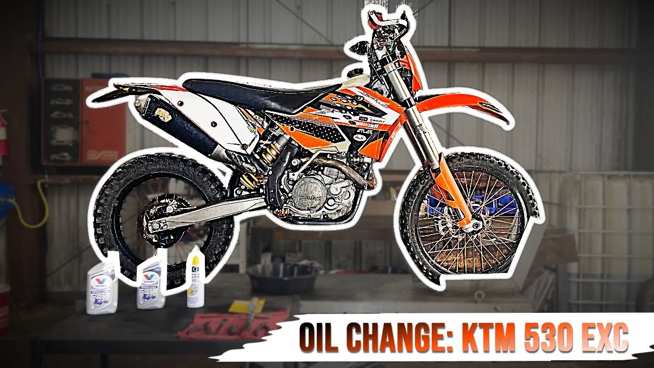 How To: 2009 KTM 530 EXC Engine and Transmission OIL CHANGE