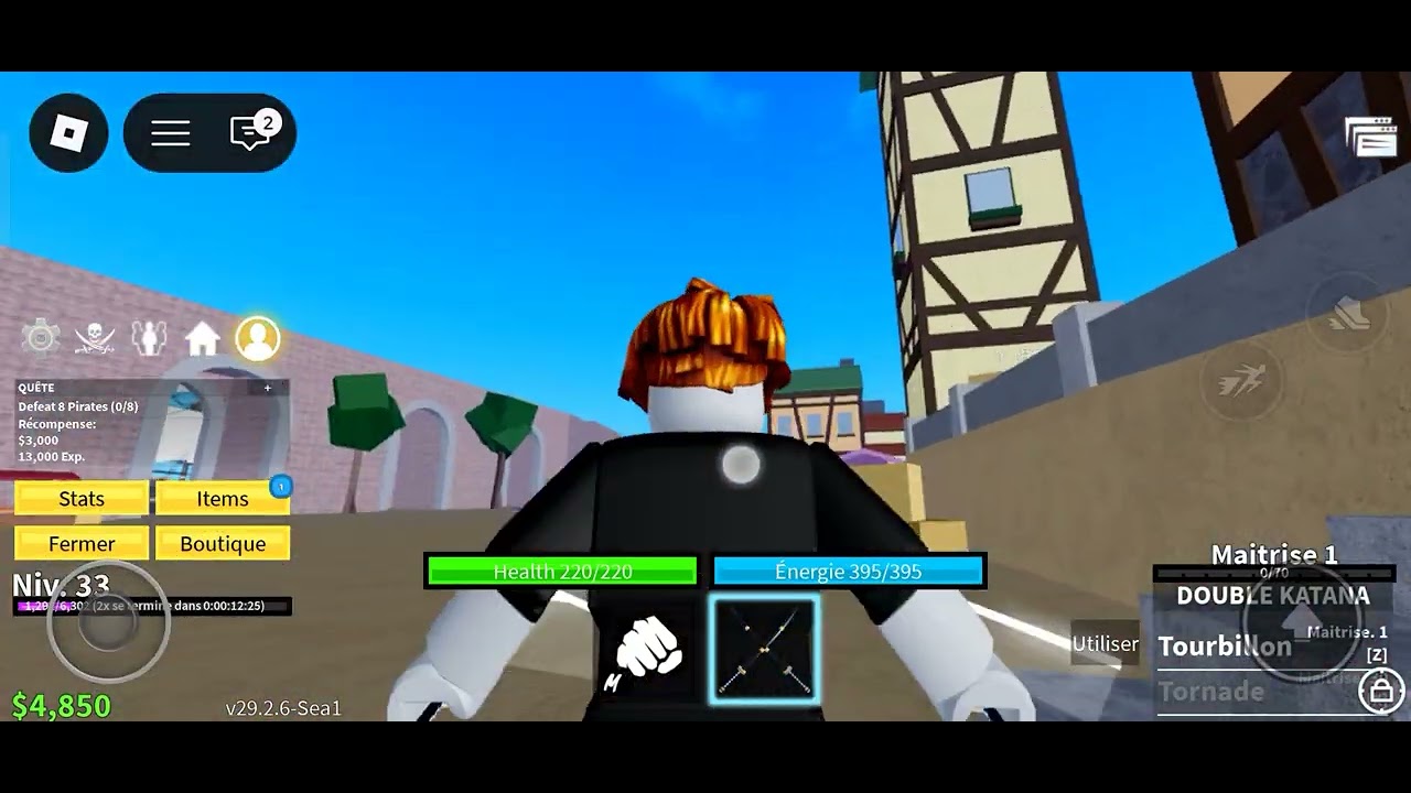 Je passe d'un noob jusqu'à un pro dans blox fruit partie 3