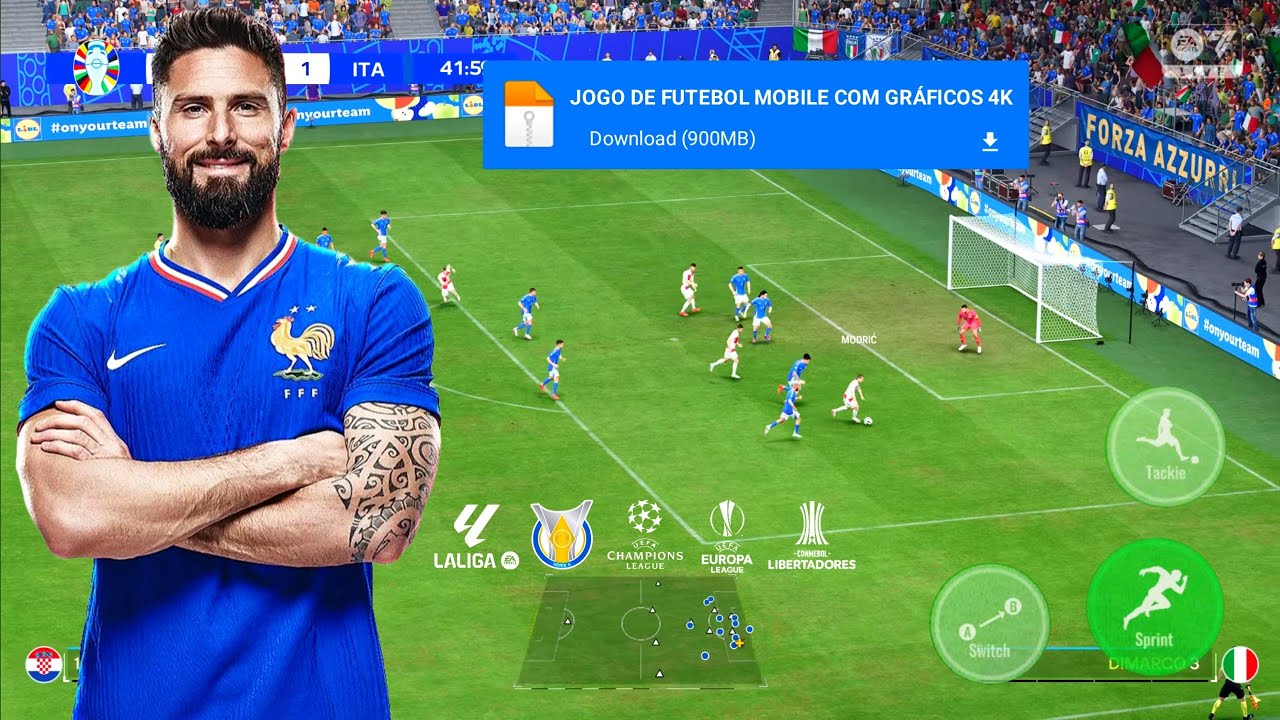 LAN&Ccedil;AMENTO!! JOGO DE FUTEBOL 2026 GR&Aacute;FICOS DE CONSOLE PARA ANDROID MODO MULTIPLAYER E MASTER LEAGUE