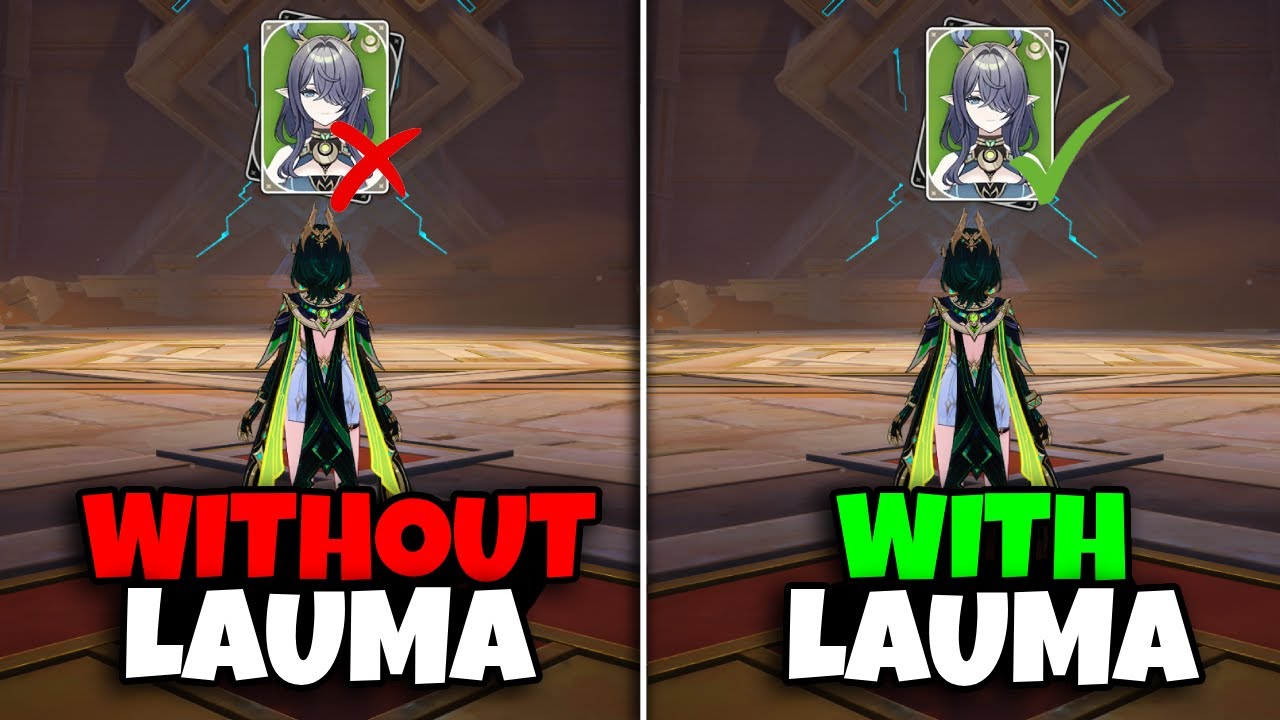 Nefer With & Without Lauma - How STRONG is Lauma Buff?! | Genshin Impact