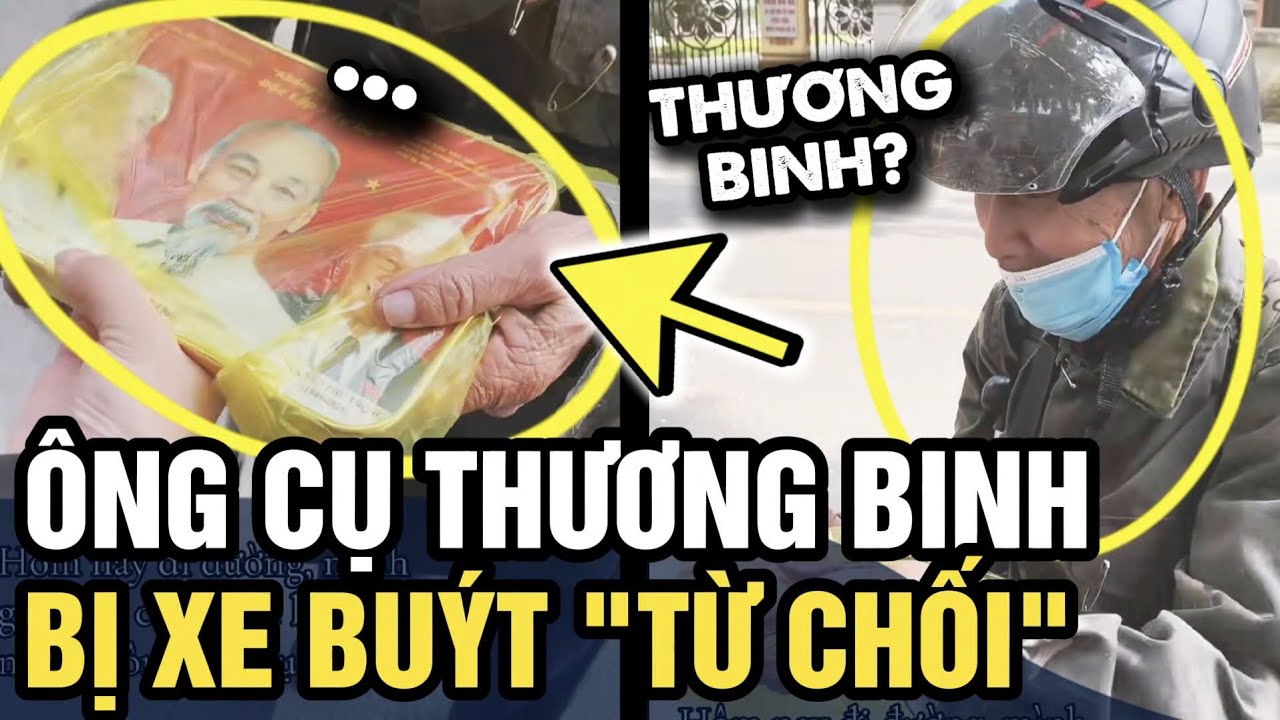 Thấy cụ ông BỊ XE BUÝT TỪ CHỐI, cô gái hỏi thăm mới biết ÔNG LÀ THƯƠNG BINH | Tin 3 Phút