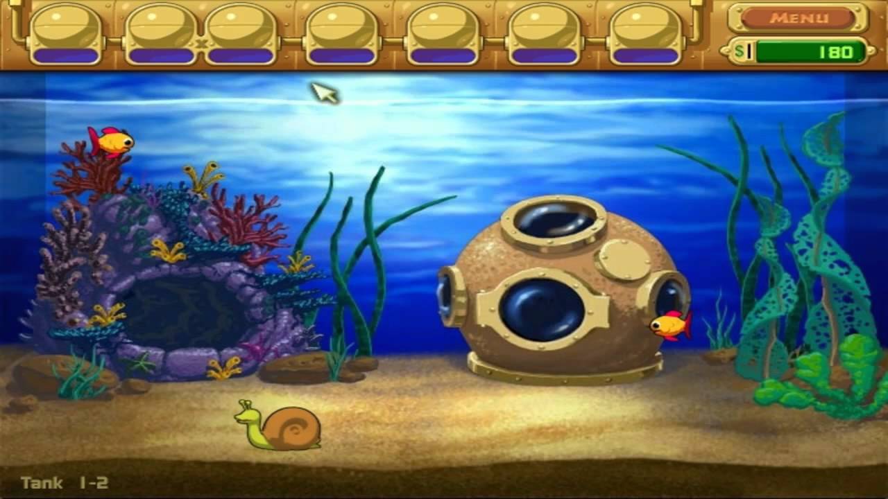 Insaniquarium Deluxe - Adventure Mode - Tanks 1-1 and 1-2