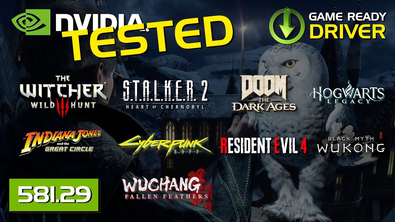 NVIDIA DRIVER 581.29 TEST (vs 581.15 & 581.08) &ndash; RTX 5080