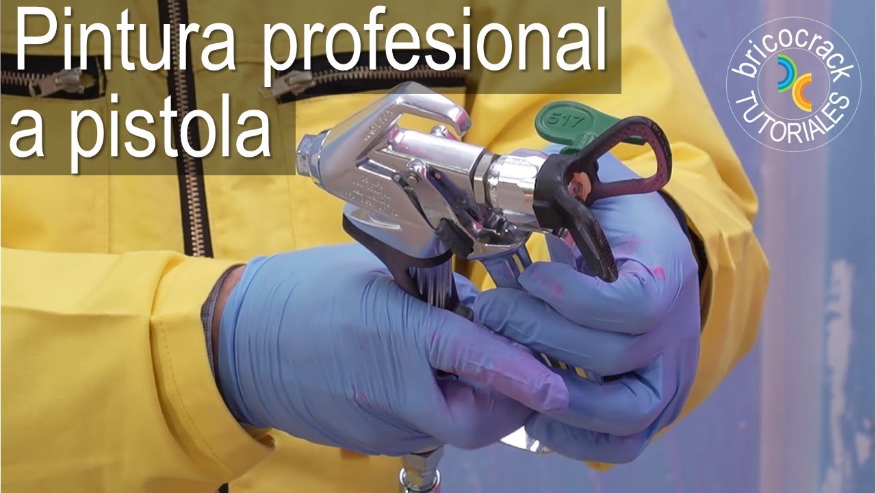 Cómo pintar con equipos airless profesional (Bricocrack)