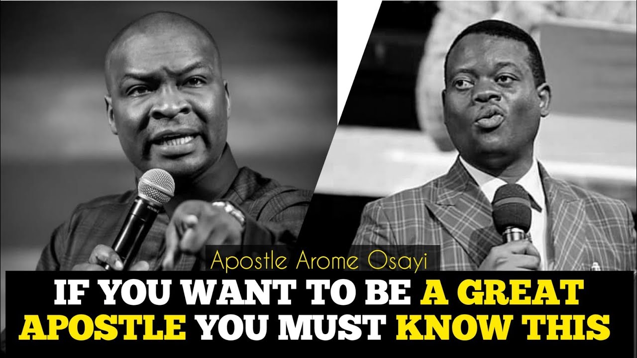 THE SECRET TO THE APOSTOLIC ANOINTING || APOSTLE AROME OSAYI