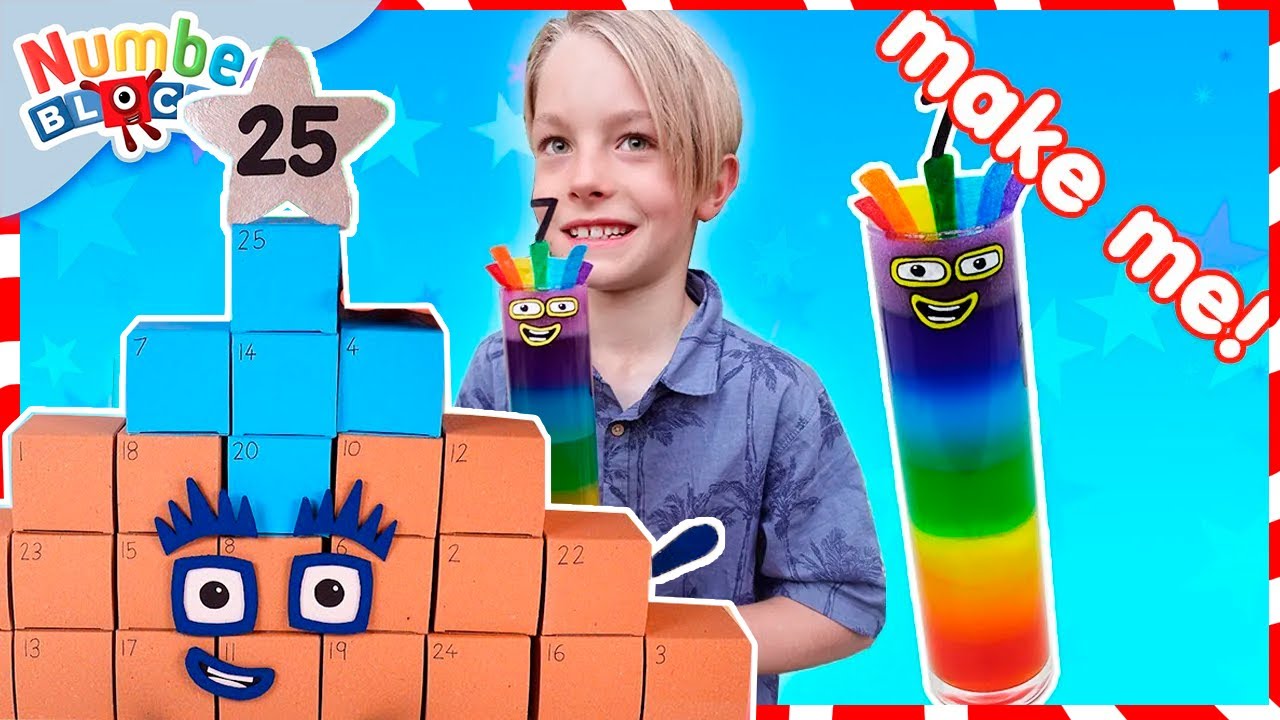 🦌 Crafts for Christmas for Kids 🎨 | Learn to Count for Kids | Number Cartoon | Numberblocks