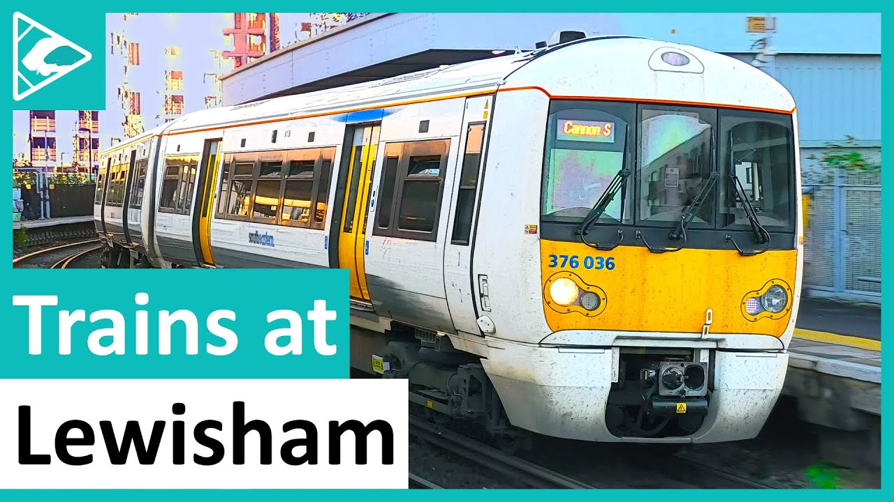 Trains at Lewisham (SEML) 04/12/2021