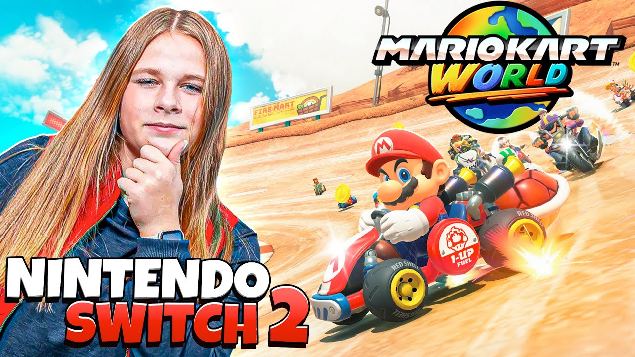 Assistant Explores Nintendo Switch 2 Mario Kart World as Princess Peach