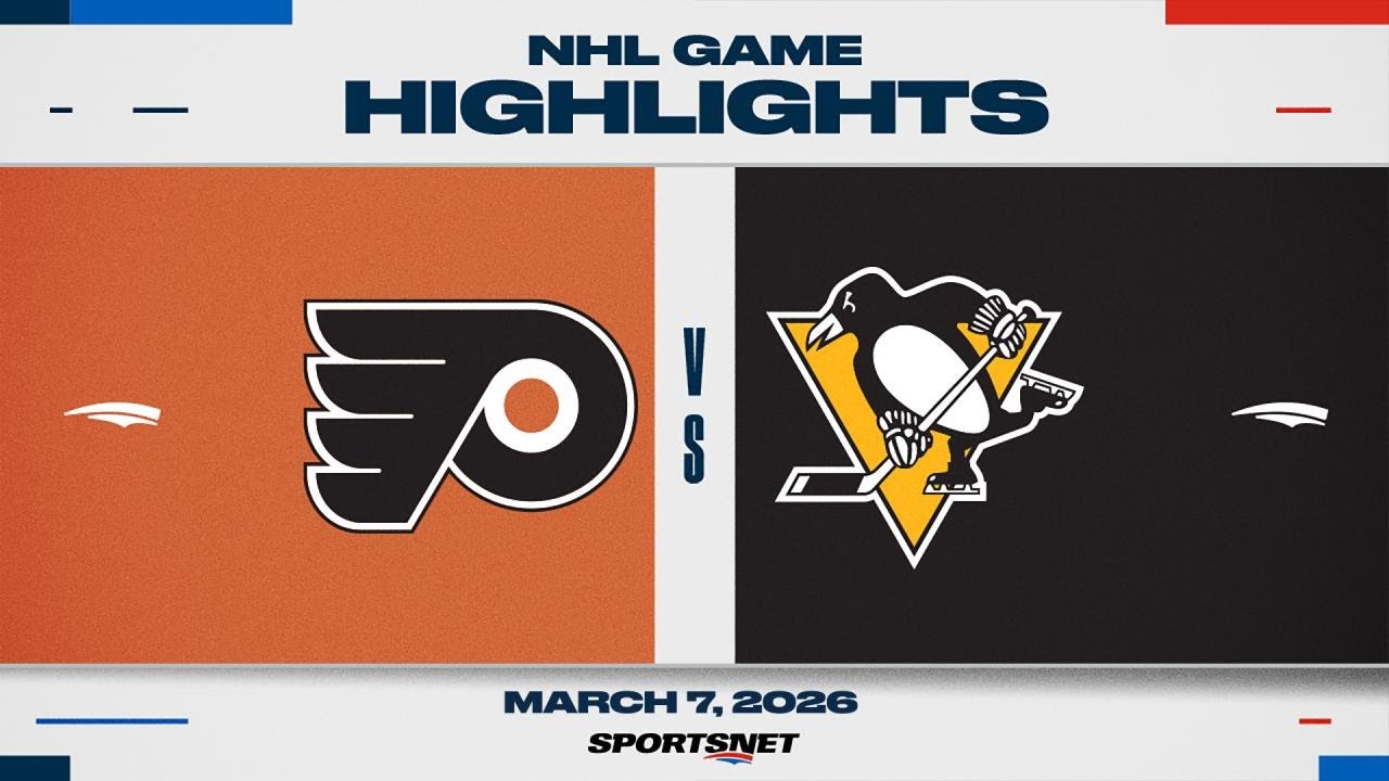 NHL Highlights | Flyers vs. Penguins - March 7, 2026