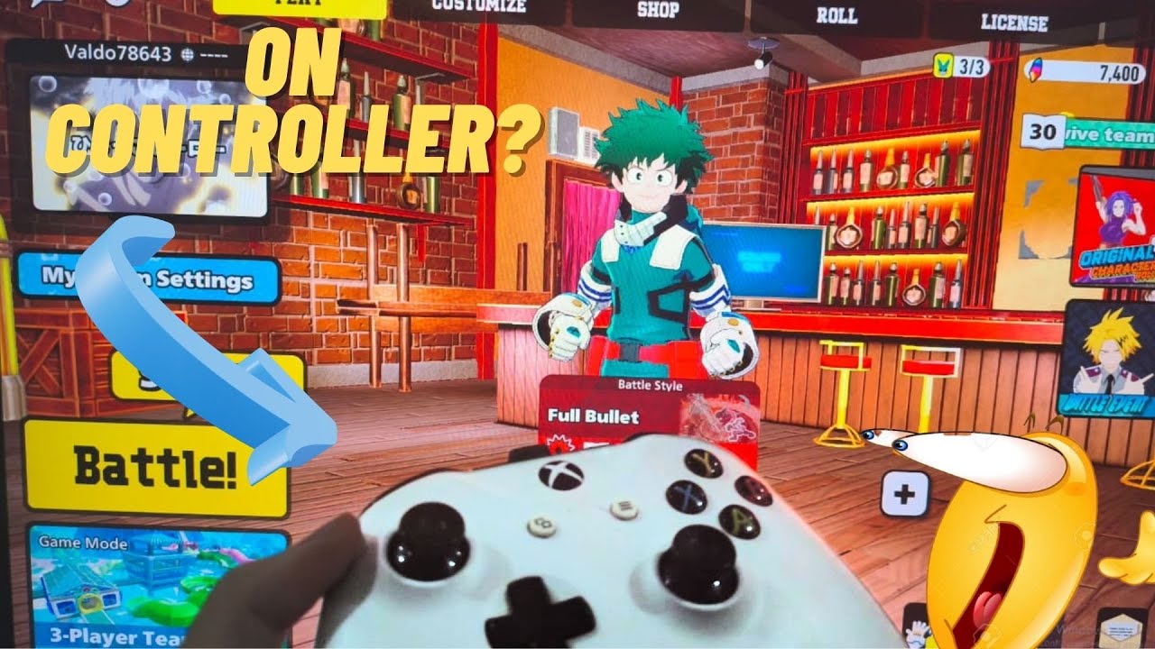 Playing My Hero Ultra Rumble on Controller Was a Mistake… 😭(MYHEROULTARUMBLE)