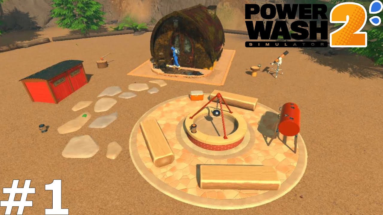 Powerwash Simulator 2 - Ep01: Removals Van, Public Facility & Campsite
