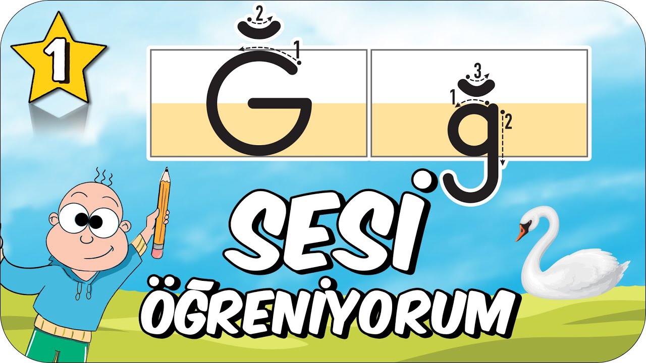 ğ - Ğ Sesini &Ouml;ğrenelim 📙 1. Sınıf Temel Harfler / Sesleri &Ouml;ğreniyorum #2026