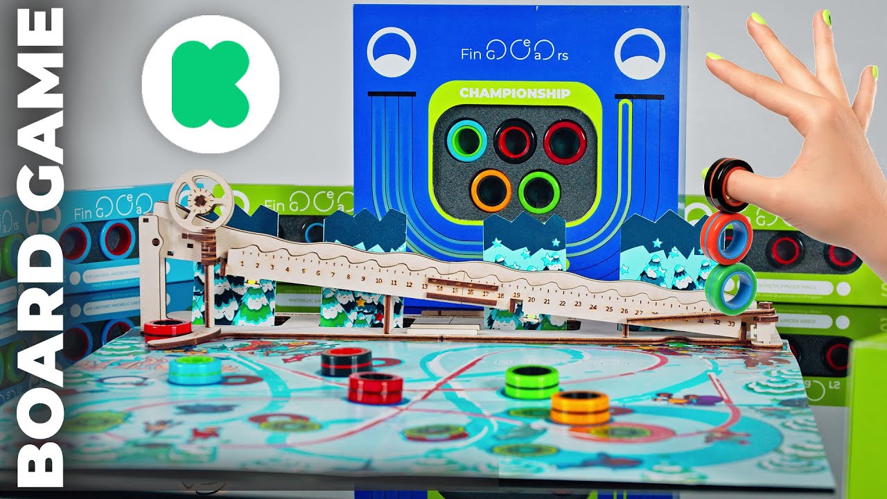 FinGears magnetic rings board game