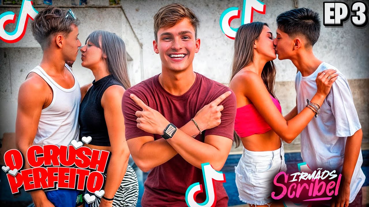 IMITANDO TIK TOKS DE CASAL - CRUSH PERFEITO (Terceiro episódio)•Irmãos Scribel•