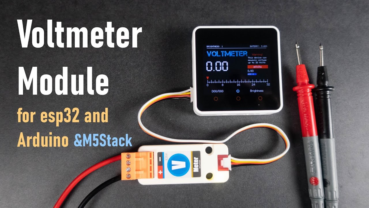 Модуль вольтметра M5Stack (высокая точность)